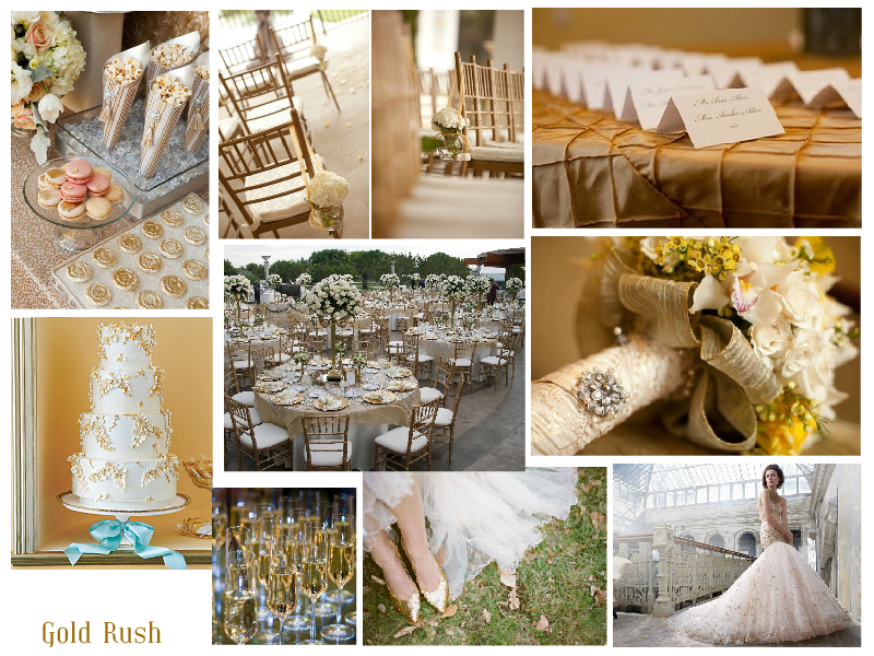 Wedding Inspiration: Olympic Gold Rush