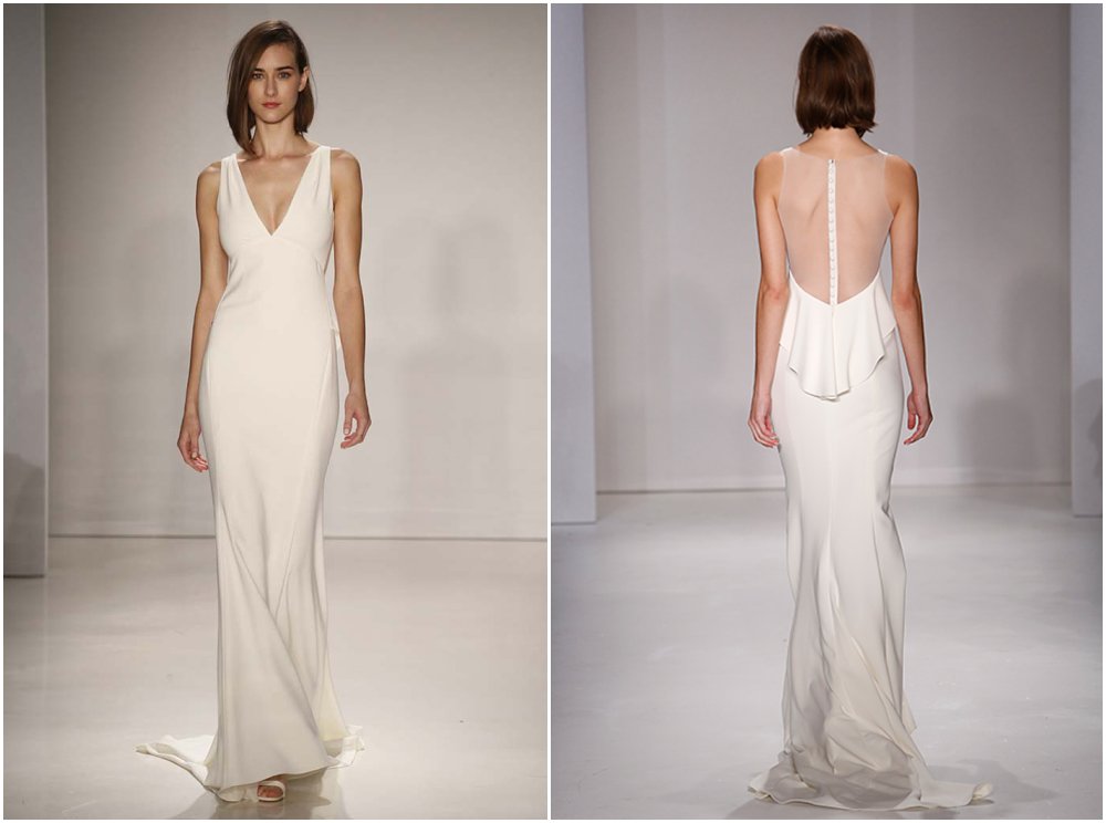 Bridal: Gorgeous backs from Bridal fashion week fall 2015 collections