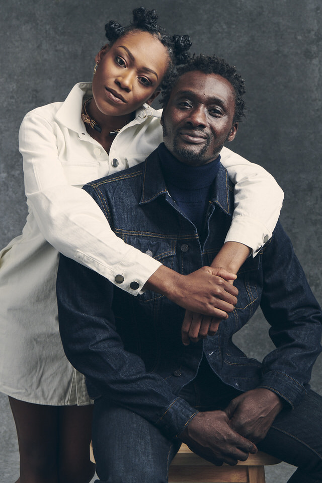 Styled by Pierre Carr dresses British Olympian Francis Agyepong and his daughter Cassie for the In my Genes shoot with photographer Paul Thorburn