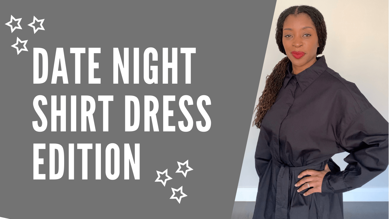 Fashion stylist @styledbypierrecarr suggests ways you can change your outfits with a shirt dress